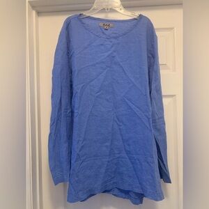 FLAX Linen Long Sleeve Top